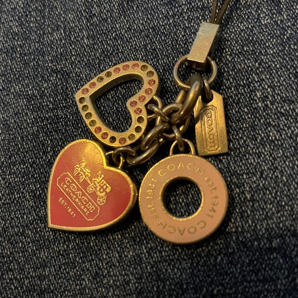 Coach Accessories - Vintage Coach Charms. Early 2000’s. Three Metal Charms. Good condition.